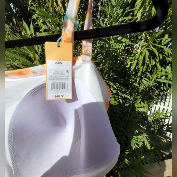 NWT TOP RATED PLUS SIZE KONA SOL ONE SHOULDER ONE PIECE SWIM BATHING SUIT 24W - Picture 6 of 7